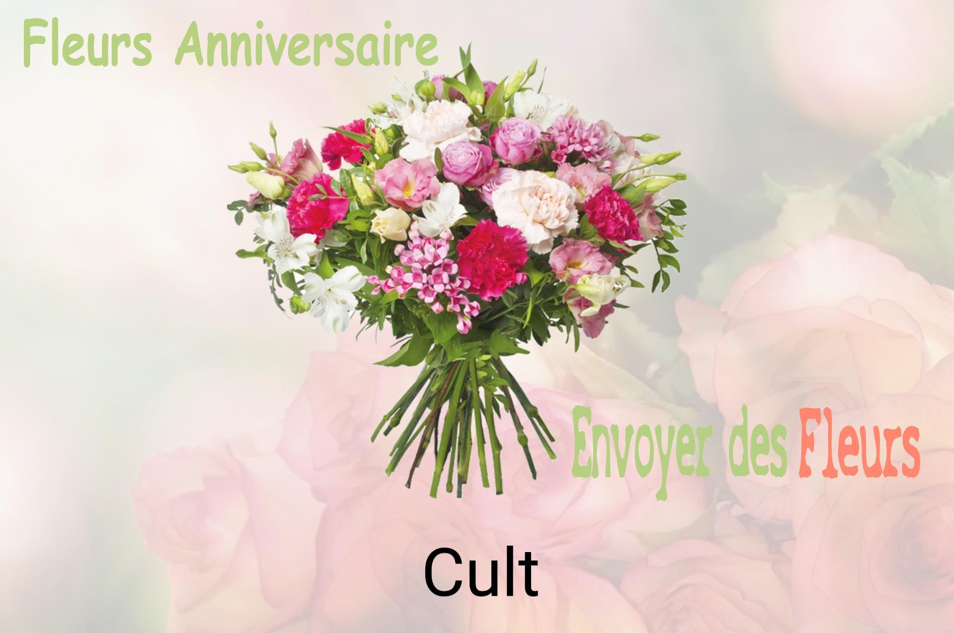 Bouquet de fleurs d’anniversaire livré à Cult