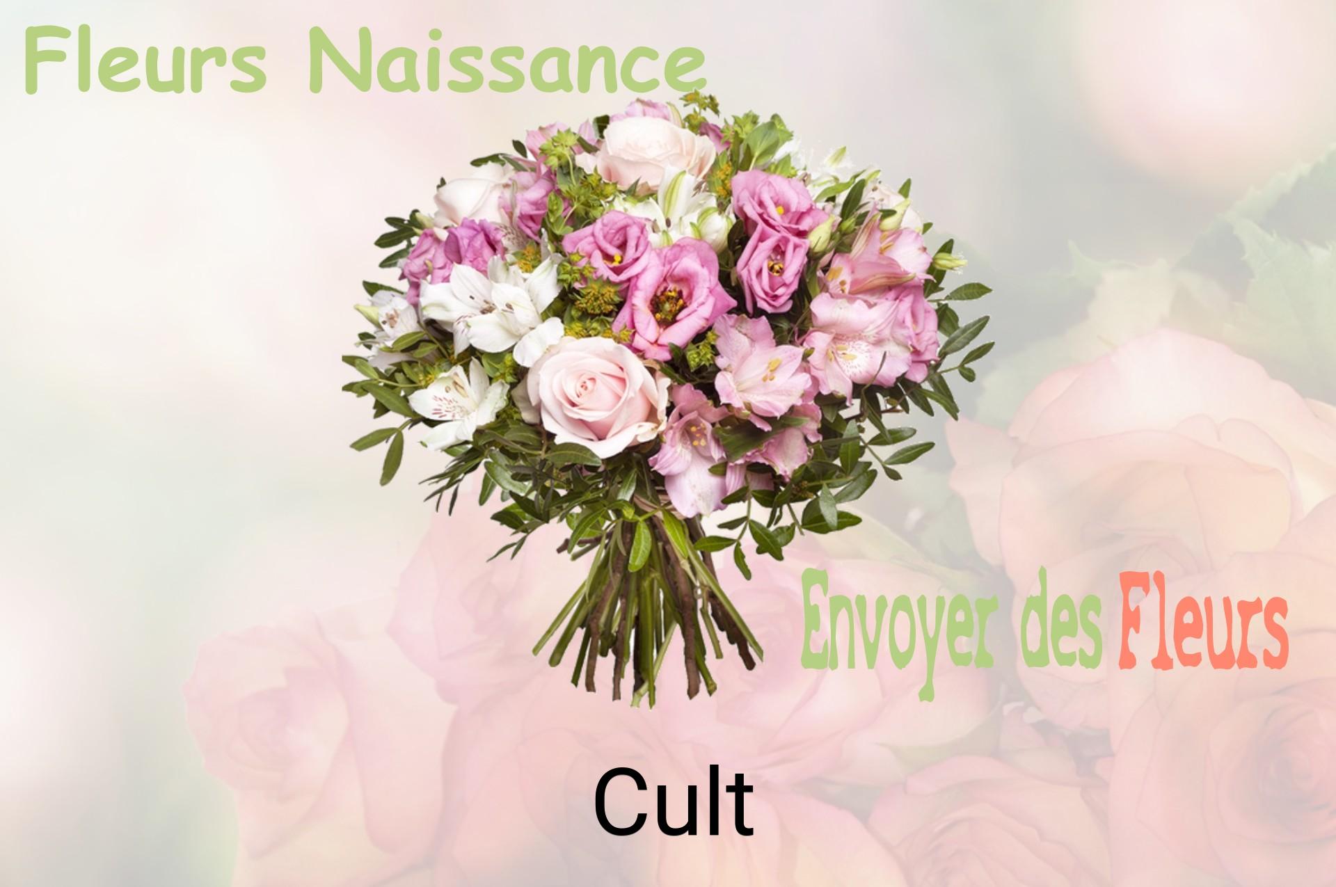 Bouquet de fleurs de naissance livré à Cult